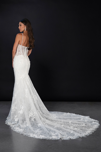 Martina Liana Style #ML1854 #1 (IV-RUM) IVORY LACE IVORY AND RUM TULLE OVER RUM GOWN thumbnail