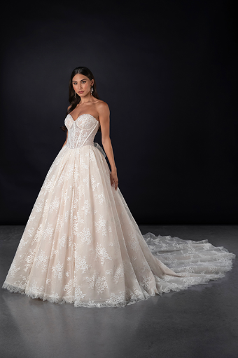 Martina Liana Style #ML1847 #0 default (IV-IV) IVORY LACE TULLE AND ROYAL ORGANZA thumbnail