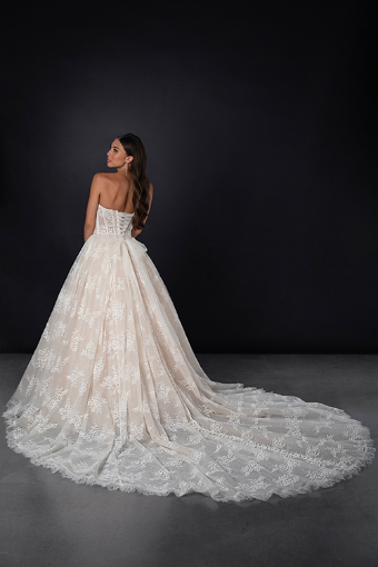 Martina Liana Style #ML1847 #1 (IV-IV) IVORY LACE TULLE AND ROYAL ORGANZA thumbnail