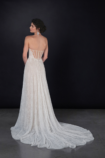 Martina Liana Style #ML1841 #1 (IVIV-PL) IVR LACE & TULLE OVER IVR GOWN W PLN TULLE INNER BK BOD ONLY thumbnail