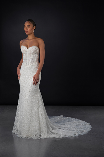 Martina Liana Style #ML1860 #2 default (IV-IV) Ivory Lace and Tulle over Ivory Gown thumbnail