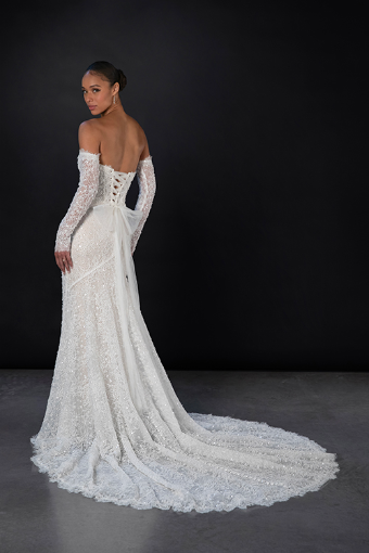 Martina Liana Style #ML1860 #1 (IV-IV) Ivory Lace and Tulle over Ivory Gown thumbnail