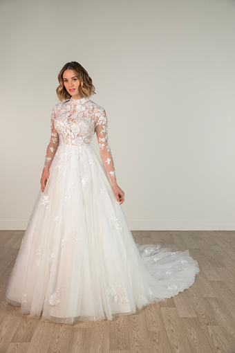 Stella York Style #SY8126 #1 (IV-IV) Ivory Lace and Tulle over Ivory Gown thumbnail