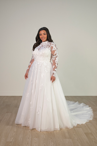 Stella York Style #SY8126 #6 (IV-IV) Ivory Lace and Tulle over Ivory Gown thumbnail