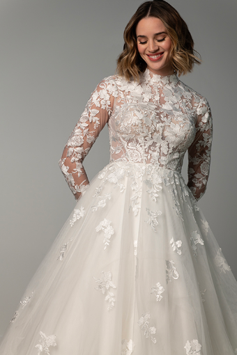 Stella York Style #SY8126 #5 (IV-IV) Ivory Lace and Tulle over Ivory Gown thumbnail