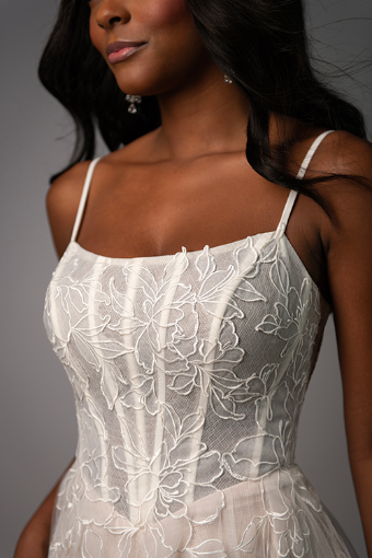 Stella York Style #SY8114 #5 (IV-BC) Ivory Lace Tulle and Regal Organza over Biscotti Gown thumbnail