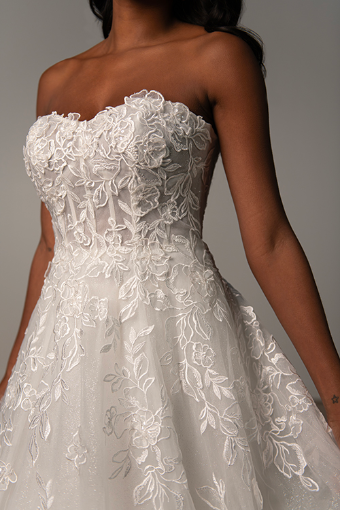 Stella York Plus Style #SY8073 #2 default (IV-IV) Ivory Lace Tulle and Regal Organza over Ivory Gown thumbnail