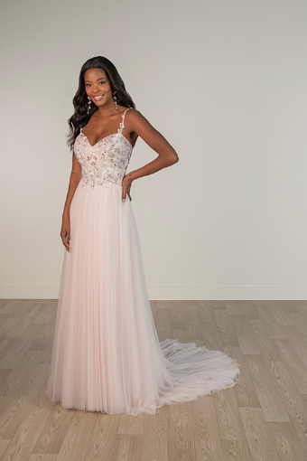 Stella York Style #SY8113 #0 default (IV-IV) IVORY LACE AND FRENCH TULLE OVER IVORY GOWN thumbnail