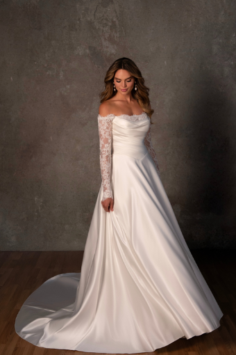 Essense of Australia Style #D4457 - Long Sleeve #2 default (IVR) Ivory thumbnail
