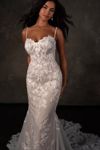 Essense of Australia Plus Style #D4344 #2 default (IV-IV) Ivory Lace and Tulle over Ivory Gown thumbnail