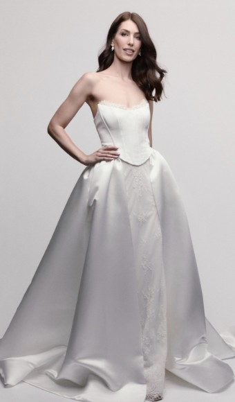 Wtoo by Watters Style #Iris w/Overskirt - 16752 #0 default Ivory thumbnail