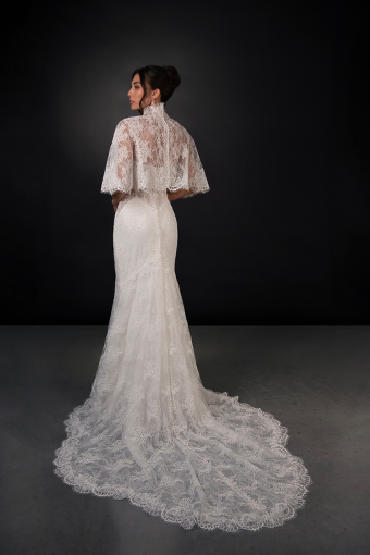 Martina Liana Style #ML2010 - Dress Only #1 (IV-IVR) Ivory Lace and Tulle over Ivory Gown thumbnail