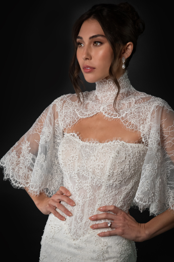 Martina Liana Style #ML2010 - Dress Only #4 default (IV-IVR) Ivory Lace and Tulle over Ivory Gown thumbnail