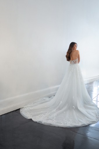 Martina Liana Style #ML1483 #1 default (IV-IV) Ivory Lace Tulle & Royal Organza over Ivory Gown thumbnail