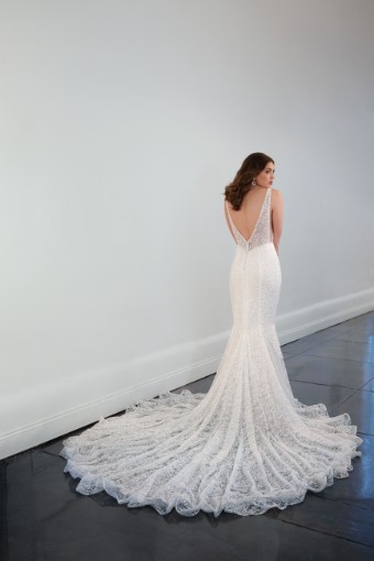 Martina Liana Style #ML1509 #1 (IV-PL) Ivory Gown w Porcelain Tulle Plunge thumbnail