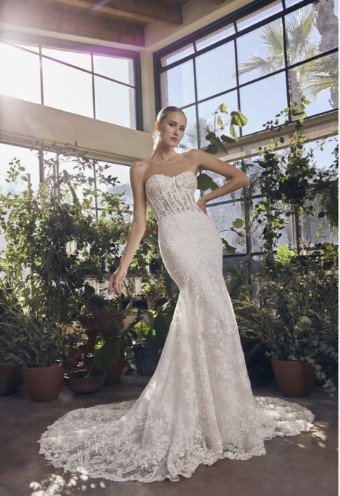 Casablanca Bridal Style #2529 - Dress only #0 default Ivory/Sorbet/Nude/Ivory thumbnail