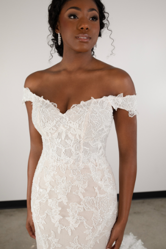 Essense of Australia Style #D3960 #5 (IV-IV) Ivory Lace and Tulle over Ivory Gown thumbnail