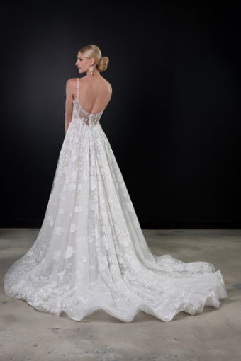 Martina Liana Style #ML1749 #1 (IVIV-PL) IVR LCE & TULLE OV IVORY ROYAL ORG W PORCELAIN TULLE ILLUSION thumbnail