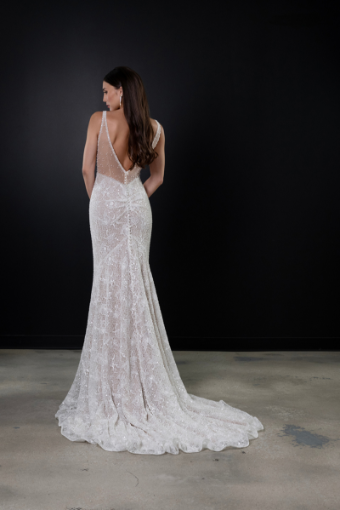 Martina Liana Style #ML1697 #1 (IVIV-PL) Ivory Lace & Tulle over Ivory Gown w Porcelain Tulle Illusion thumbnail