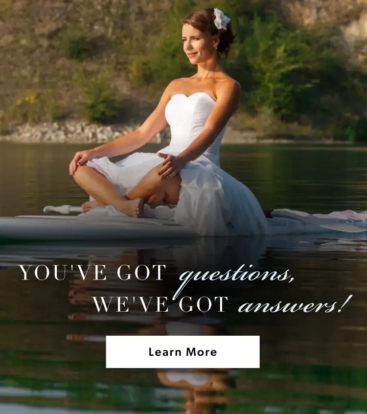 Question and Answer banner on Boca Raton Bridal South
